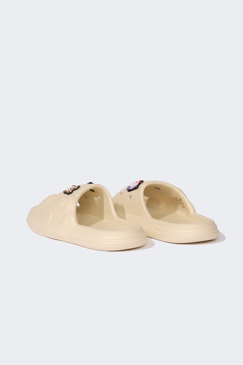 DeFacto Beige Girl Girl High Sole Single Band Eva Slippers Casual - Image 3